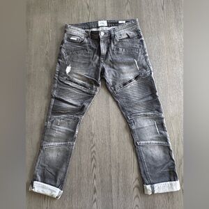 Men's Calvin Klein Distressed Dark Gray Jeans